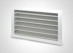 eckiges Wetterschutzgitter