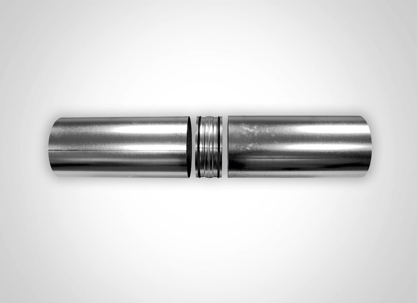 Glattrohr mit Verbindungsvariante